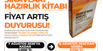 PEM | Patent ve Marka Vekilliği Sınavlarına Hazırlık Kitabı Hakkında Bilgilendirme